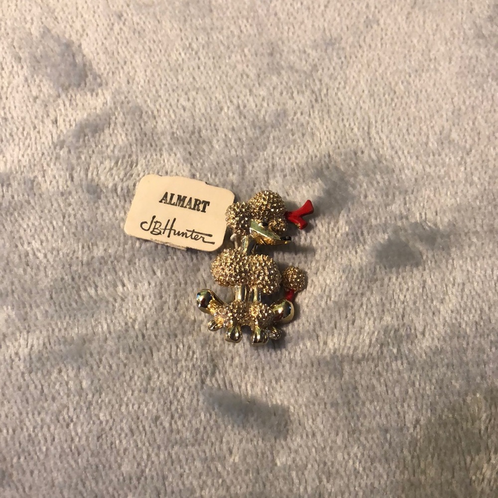 Vintage Poodle brooch